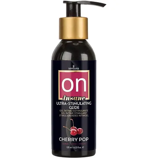 Возбудительная смазка на гибридной основе Sensuva Ultra-Stimulating On Insane Cherry Pop (125 мл)