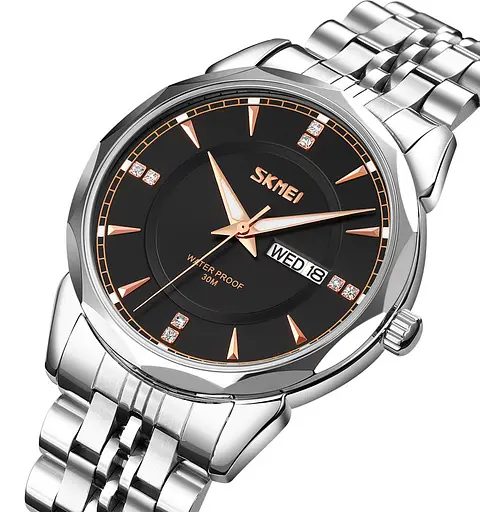 Наручний годинник Skmei 9268 Silver Black, 9268SIBK (18385) - фото 2