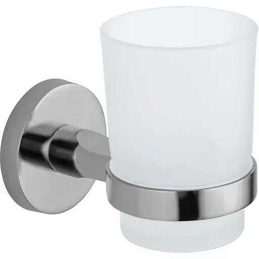 Склянка для зубних щіток VBI Venus nickel VBI-040004NI нікель - фото 1