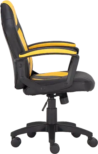 Геймерское детское кресло GT Racer черное с желтым (X-1414 Black/Yellow) - фото 2
