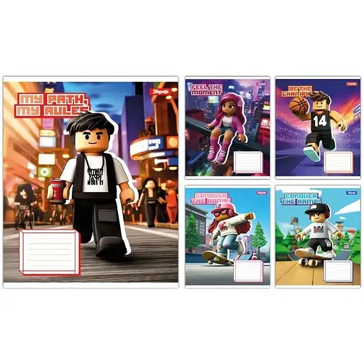 Зошит учнівський "Lego character" 1B 768179 12 аркушів 1 шт. в асортименті - фото 1