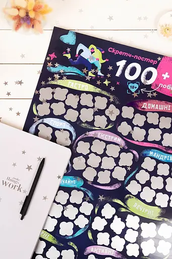 Скретч постер 100+1 побачення (FGS65) - фото 8