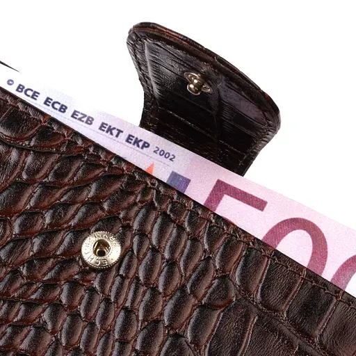 Мужской кожаный кошелек Canpellini 9.5х18.5х0.5 см acs0025596 - фото 3