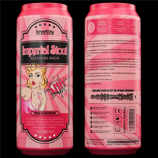 Мастурбатор Lovetoy Pleasure Brew Imperial Stout тілесний - фото 6