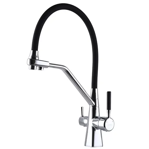 Смеситель для кухни под осмос Globus Lux GLLR-0700-L-00-01 000024666 Черный - фото 1