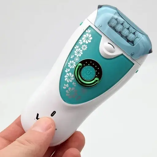 Женский эпилятор и бритва VGR V-722 (2 насадки) Бирюзовый с белым - фото 5