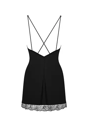 Комплект білизни Obsessive Bella Rou XL/2XL чорний - фото 6