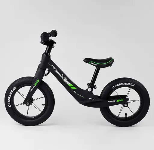 Біговел дитячий Corso 55960 з алюмінієвим виносом керма колеса 12" - фото 2