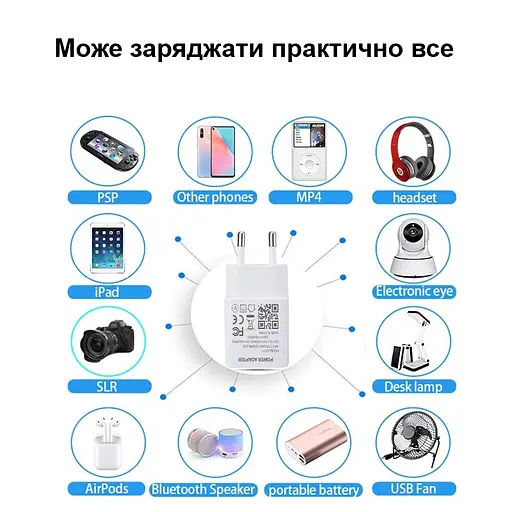 Швидка USB зарядка QC 3.0 5V = 3A, 9V = 2A, 12V = 1.6A, 5 рівнів захисту Nectronix QC11 (100958) - фото 5