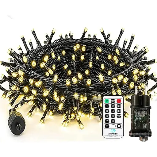 Светодиодные гирлянды Bzavor Fairy Lights, работающие от батареек, 15 м