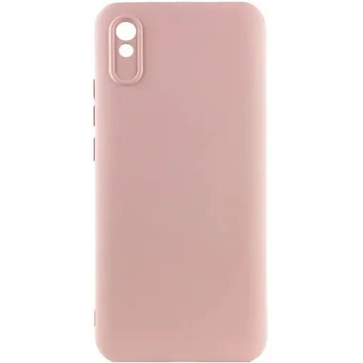 Чохол Lakshmi Silicone Cover Full Camera (AAA) для Xiaomi Redmi 9A Рожевий / Pink Sand