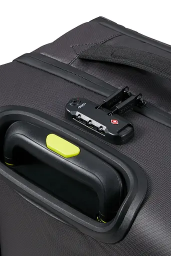Дорожная Сумка На Колесах American Tourister URBAN TRACK BLACK/LIME 55x35x20 MD1*19201 - фото 12