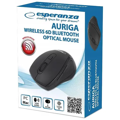 Мишка Esperanza Auriga 6D Bluetooth Black (EM128K) - фото 2