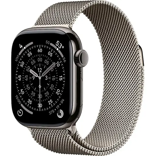 Смарт-часы Apple Watch Series 11 GPS + Cellular 42 мм Natural Titanium Case with Natural Milanese Loop (MF8P4) [151121]