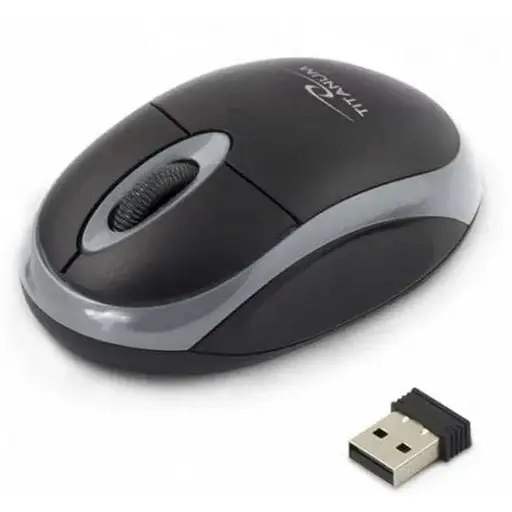 Мышь Esperanza Titanum TM116E черный/серый Optical Wireless 1000 dpi - фото 1