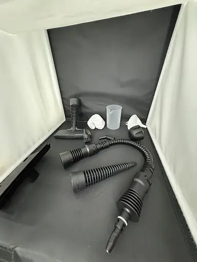 Ручной отпариватель пароочиститель Rainberg RB-2294 с насадками для очистки дезинфекции поверхностей 1000 Вт - фото 4