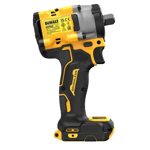 Гайковерт ударный DeWALT XR Li-Ion бесщеточный 18В 610 Нм 2500 об/мин 3550 уд/мин 1/2" 1.1 кг без АКБ и ЗП - фото 9