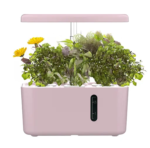 Смарт-вазон ABIS автономна гідропонна система Рожевий (IGS-39P)