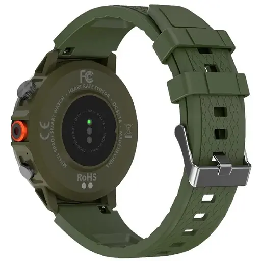 Смарт-часы W&O IWO X22 IP68 Army Green - фото 3