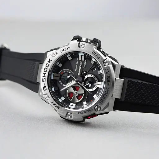 Наручные мужские часы Casio G-Shock GST-B100-1AER с полимерным ремешком (модуль 5513) - фото 4