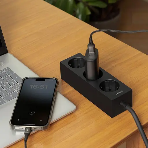 Мережевий фільтр Proove Magnet Strip (3xAC) 1.6m black (PSMS25000001) - фото 10