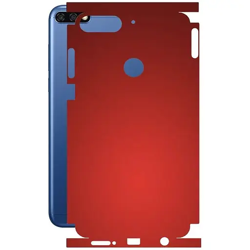 Защитная пленка StatusSKIN для Honor 7c Корпус Винил красная матовая