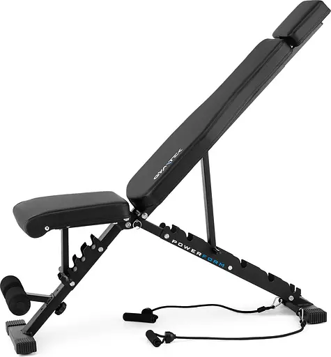 Складана регульована лавка для тренувань Gymtek з еспандерами XL500 - фото 3