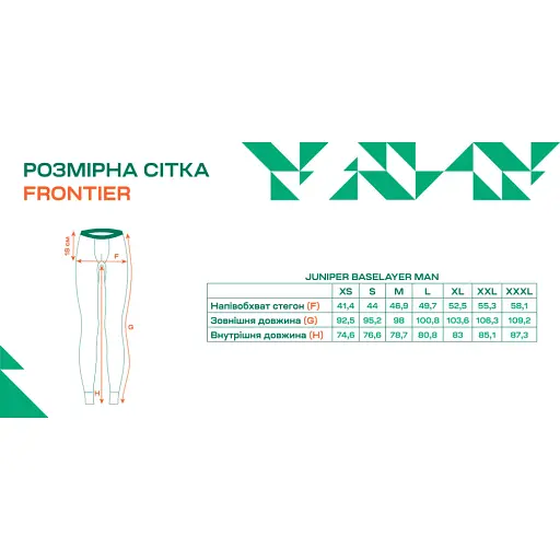 Термоштани Frontier Juniper L merino/bamboo Marine - фото 5