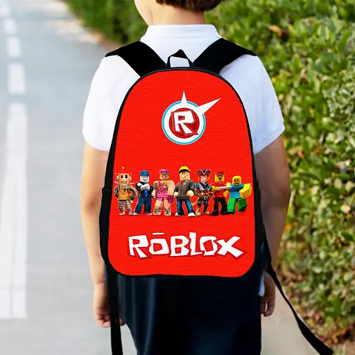 Рюкзак детский роблокс "Roblox" 34х27см, городской ранец для мальчика с принтом (00377)