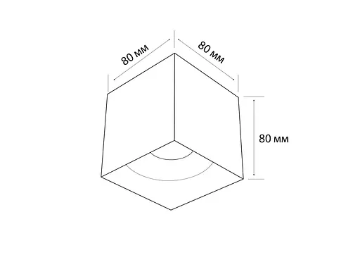 Точковий світильник MJ-Light S045 10W BK 3000K - фото 2