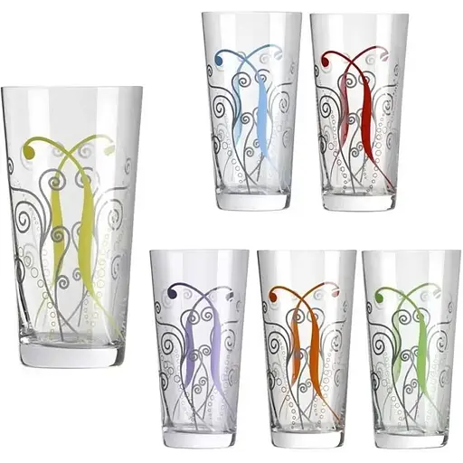 Набір склянок для напоїв Lora Наяда 400 мл 6 шт. NGC152SETGLASS-D