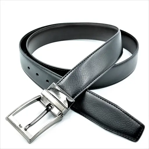 Ремінь шкіряний Weatro чоловічий двосторонній 110-125х3,5 см acs0014098 - фото 4