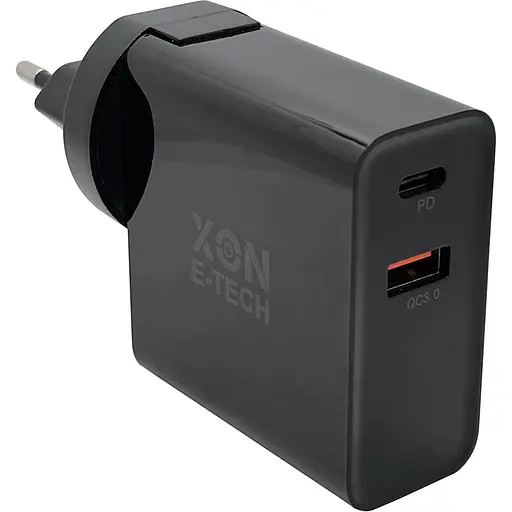 Зарядний пристрій XON PowerCharge 48W PD45 USB Type-C Black (PCCW0045AC0B 5900) - фото 5