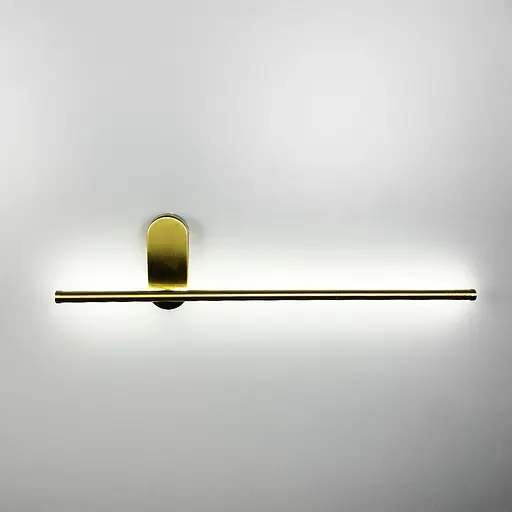 Сучасне лінійне бра в латунному корпусі 60 см Арт. WB 26/600 AB Line F - фото 3