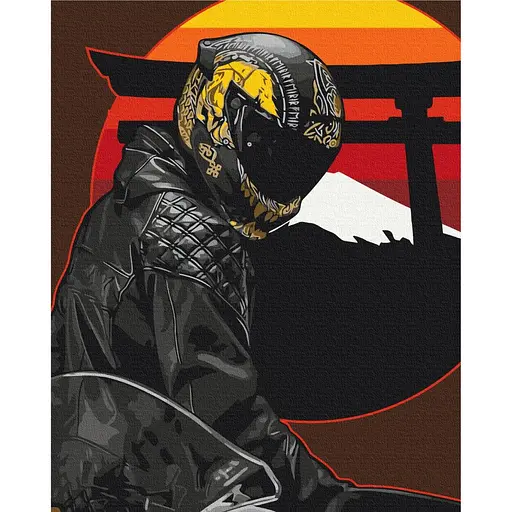 Картина по номерам Східний гонщик Brushme 40x50 см різнокольорова 000277295