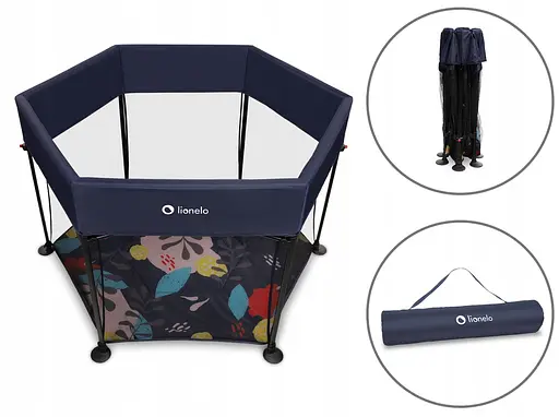 Манеж Lionelo Roel Blue Navy - фото 4