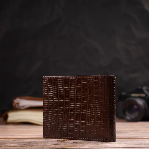 Мужской кожаный кошелек Canpellini 11х9.5х2 см acs0025671 - фото 7