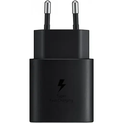 Блок - адаптер - зарядное устройство Samsung 25W PD Power Adapter (EP-TA800NBE) без кабеля черный - фото 1