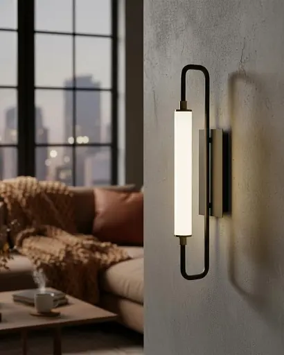 Бра, настенный светильник Goldlux 333988 Felicja LED 1x10W 4000K 1500Lm IP20 черный - фото 2