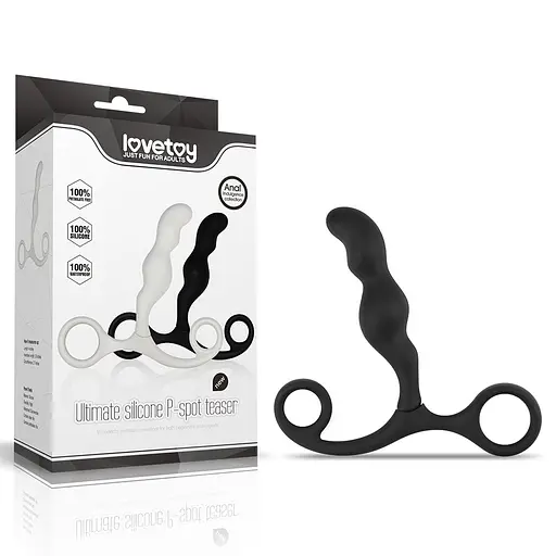 Стимулятор простати LoveToy Ultimate Silicone P Spot Teaser, 11 см чорний - фото 10