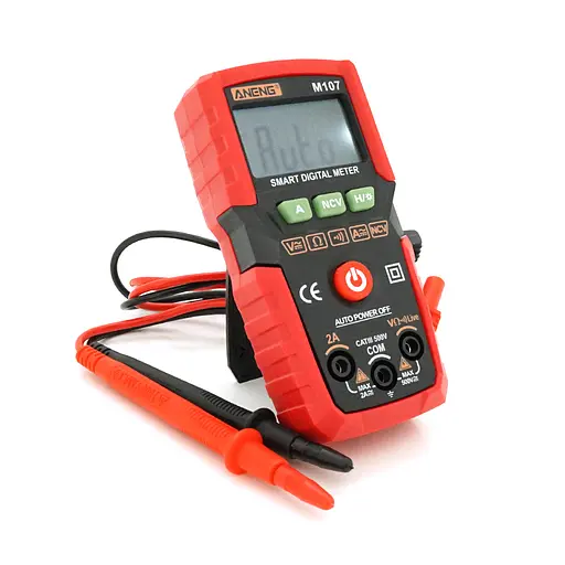 Мультиметр ANENG M107, вимірювання: V, A, R, C, T - фото 1