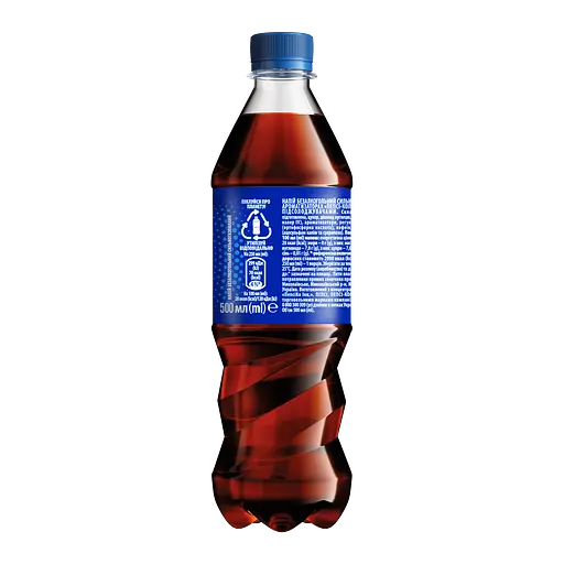 Напій Pepsi Cola безалкогольний сильногазований 0.5 л - фото 4
