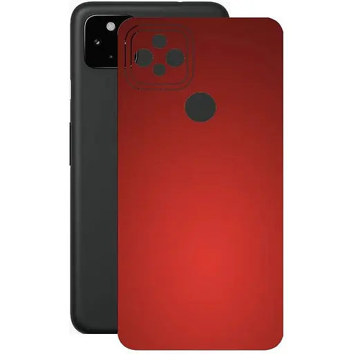 Захисна плівка StatusSKIN для Google Pixel 5 Корпус Вініл червона матова - фото 1