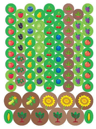 Мої перші навчальні наліпки. Фрукти й овочі - фото 5