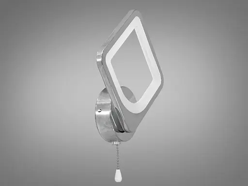 Срібне світлодіодне бра, потужністю 19 Вт - фото 4