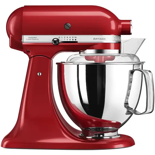 Планетарный миксер KitchenAid Artisan 4.8 л красный (5KSM175PSEER) - фото 1