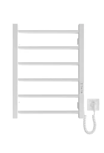 Електрична рушникосушарка HF Leeds 570x430 white matte 6.1.0800.06.WM, Білий матовий, універсальне (коннектор), Електронний - фото 2