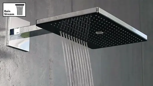 Верхний душ Rainmaker Select 460x300 3jet белый/хром 24007400, Хром - фото 2