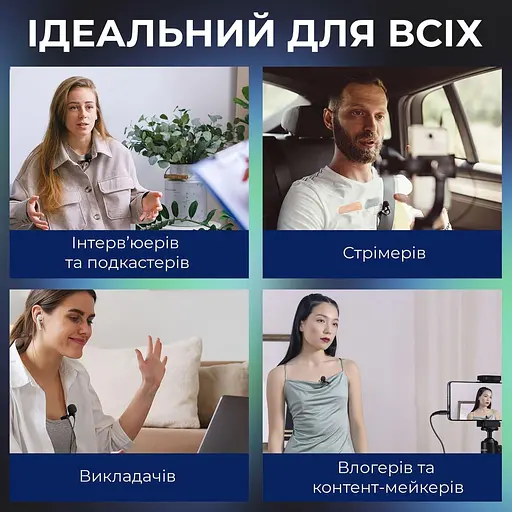 Мікрофон Boya BY-M1 Pro II Black (BY-M1 Pro II) - фото 15