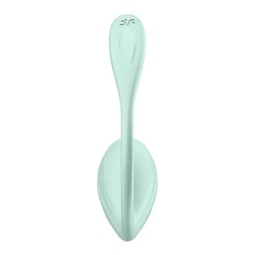 Виброяйцо Satisfyer Smooth Petal мятный - фото 4